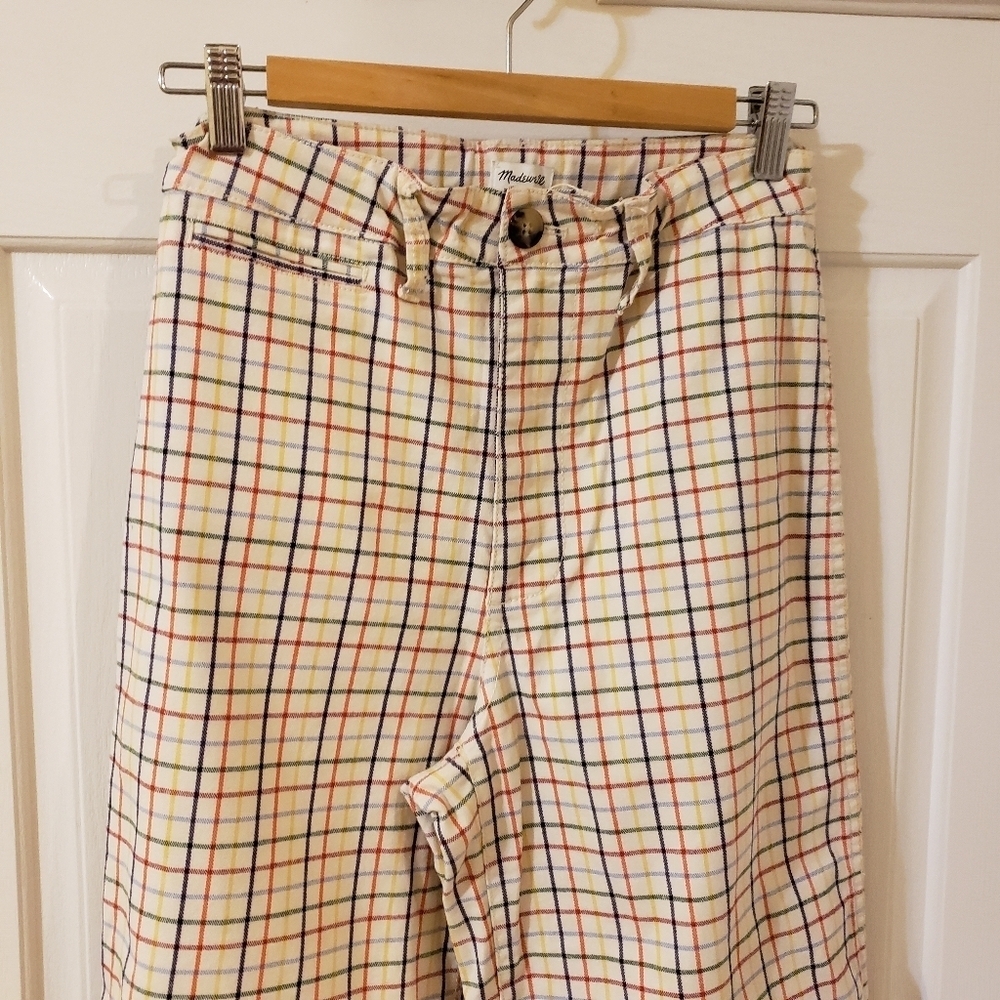 Madewell Emmett Wide-Leg Crop Pants Size 27T - Picture 2 of 9